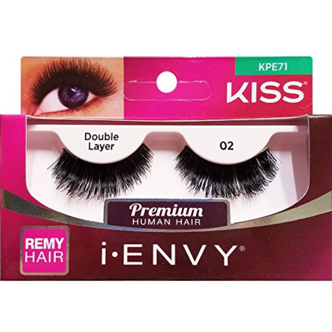 Buy Kiss I Envy Double Layer 38 Lashes - 6 Pack Online | Carrefour UAE