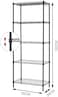 Generic Blooming Time 5-Tier Wire Shelving Bathroom Storage 5 Shelves Unit Metal Kitchen Storage Rack
