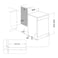Ariston Dishwasher Inverter 14 Place - Inox Color - LFC 3O33 WLT X