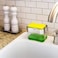 Generic Soap Pump Dispenser And Sponge Holder For Kitchen Sink Dish Washing Soap Dispenser, 13 Ounces (Silver)