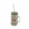 Elegant Vimto Jar with Straw