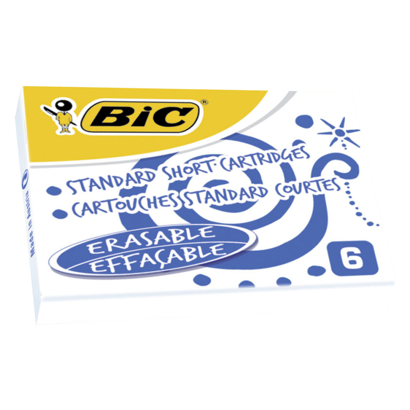 BIC FOUNTAIN PEN SMALL CART BOX6 BL