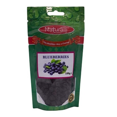 NATURALLI DRIED BLUEBERRIES 100G