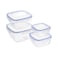 Dunya Squared Food Saver 30143 4 Pieces