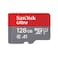 سانديسك الترا بطاقة ذاكرة مايكرو اس دي 128 جيجابايت 