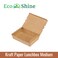 EcoShine   Medium Lunchbox without window - 100% Natural, Compostable, Ecofriendly, Safe &amp; Hygienic Kraft Paper (Pack of 25 boxes)