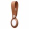 Apple AirTag Leather Loop Saddle Brown