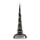 Winds Trading Ahlan UAE Metal Burj Khalifa Medium Black