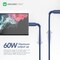 Amazing Thing Speed Pro USB-C To USB-C 60W 4.0A MAX Fast Charge Cable [1.1 Meter] - Blue