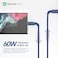 Amazing Thing Speed Pro USB-C To USB-C 60W 4.0A MAX Fast Charge Cable [1.1 Meter] - Blue