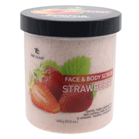 Top Class Strawberry Face And Body Scrub 450g