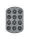 Royalford 12 Cavity Mini Donut Pan Grey 26.5Cm