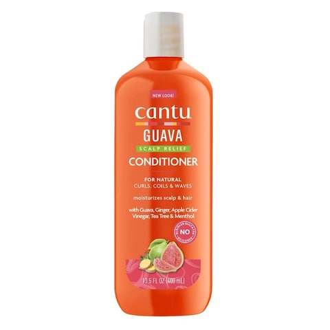 Cantu Guava Scalp Relief Conditioner With Guava Ginger Apple Cider Vinegar Tea Tree And Menthol 400ml