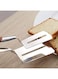 Generic Multifunctional Stainless Steel Food Flipping Spatula Tongs Clip For Beefsteak Bread Hamburger Bbq Meats Pizza Pies Bread Fish Turner Kitchen Shovel