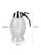 Pollen Life Bee Hive Acrylic Honey Syrup Dispenser Jar With Stand Clear