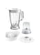 Xper Food Processor, 750 Watts, 2 Liter Capacity, Multiple Attachments, XPFP-600-21