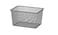 Mesh storage box, dark grey, 42x30x23 cm