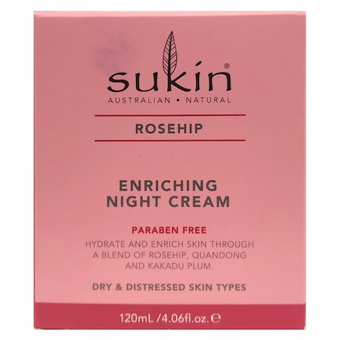 Sukin Rose Hip Enriching Night Cream White 120ml