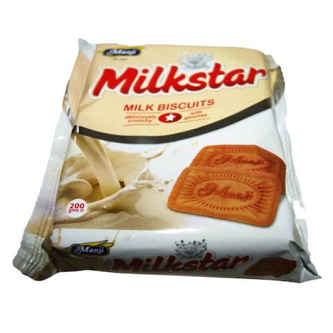 Manji Milkstar Milk Biscuit With Glucose 200g