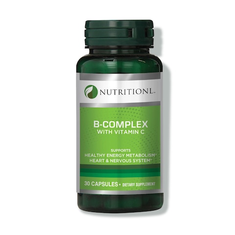 Nutritionl B-Complex With Vitamin C 30 Capsules