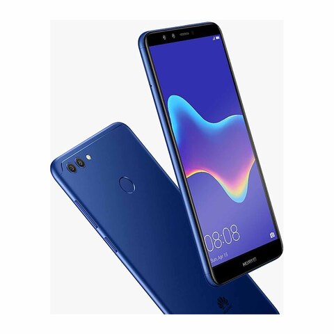 Huawei Y9-2018 Dual SIM, 32GB, 3GB RAM, 4G LTE - Blue