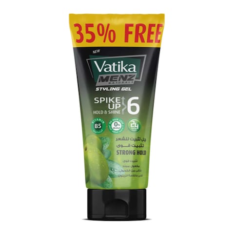Dabur Vatika Strong Hold Hair Gel, Hold 6 - 185 ml