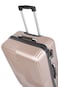 Senator Hard Case Cabin Luggage Trolley Suitcase for Unisex ABS Lightweight Travel Bag with 4 Spinner Wheels KH110 Rose Gold