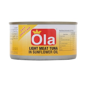 Ola Light Meat Tuna In Sunflower Oil 185g