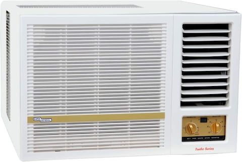 Super General 1.5 Ton Window Air Conditioner, 18000 BTU, Rotary Compressor, Sga19He, White, 74.6 X 81.5 X 51.5 Cm, 1 Year Warranty (Installation Not Included)