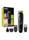 Braun 6-In-1 All-In-One Trimmer 3 Hair Clipper And Beard Trimmer With Lifetime Sharp Blades Black-Volt, Green