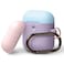 Elago - Duo Hang Case for 2nd Generation Airpods - Body-Lavender / Top-Pink,Pastel Blue