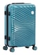 Biggdesign Lightweight Moods Up Carry On Luggage With Spinner Wheel And Lock System Steel Blue 28-Inch