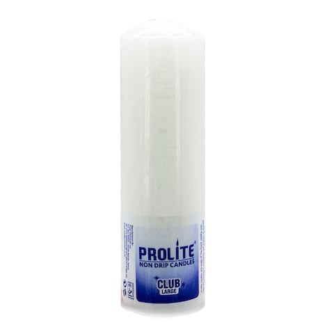Prolite Fancy Candle Large Whit1Pc