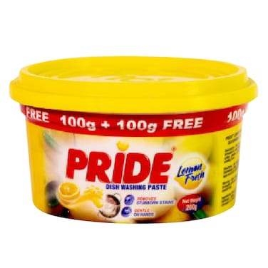 Pride Dishwashing Paste Lemon 400g
