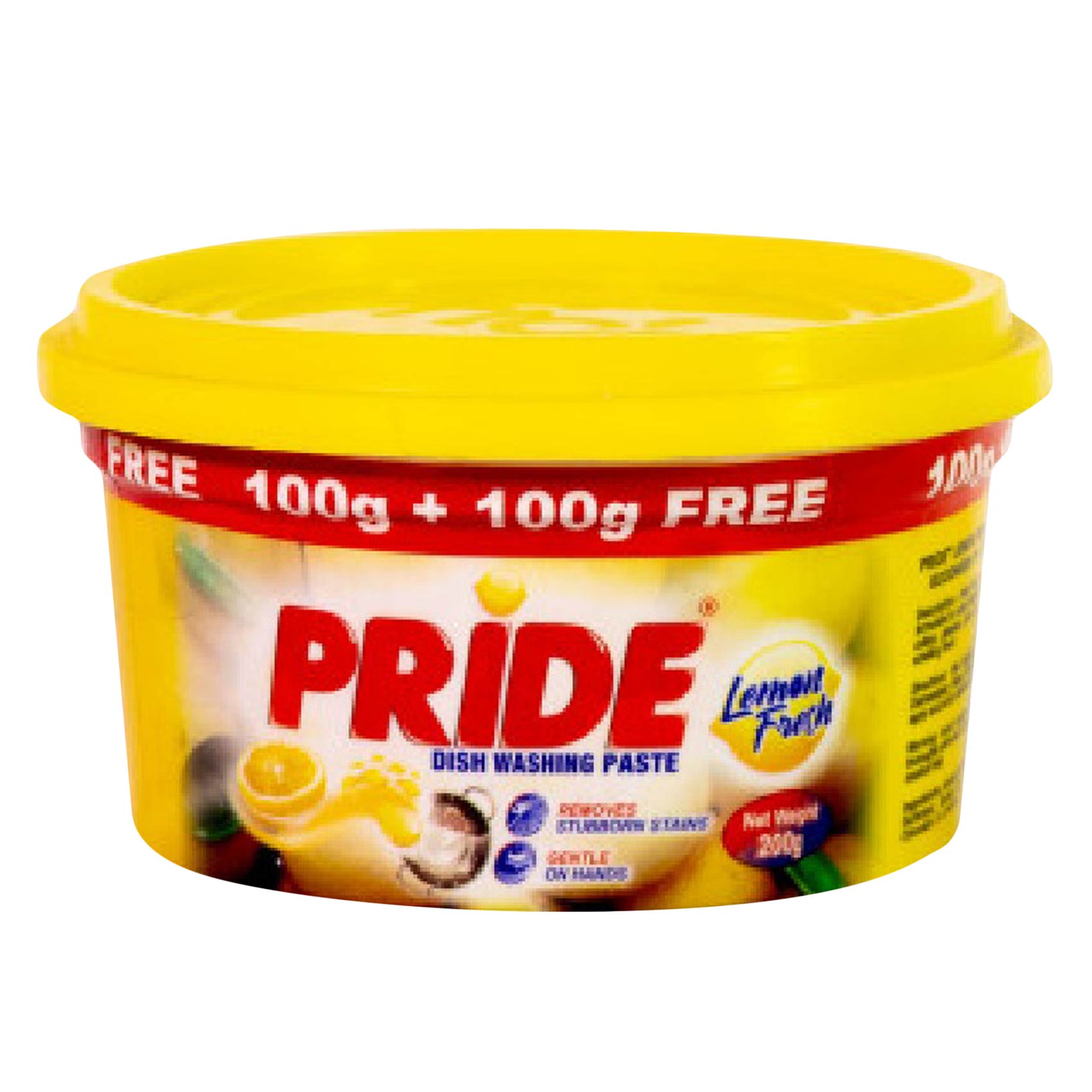 Pride Dish Washing Paste Lemon 400G
