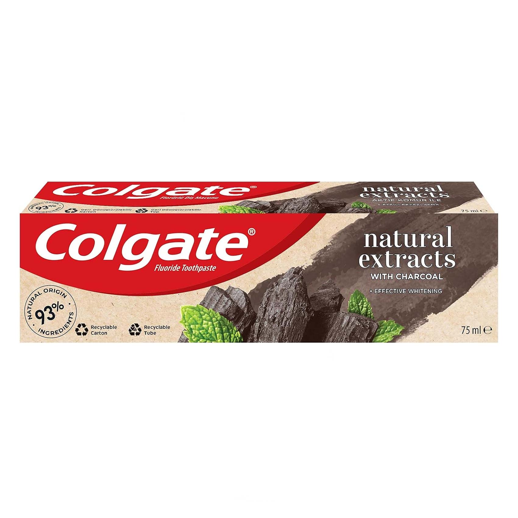 Colgate Natural Charcoal Plus White Toothpaste 75ML