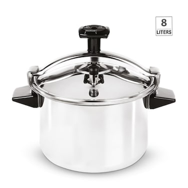 Tefal Authentic Stainless Steel Pressure Cooker Silver 8L