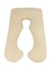 Generic U-Shape Comfort Maternity Pillow Cotton Beige 140X80cm