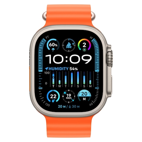 Apple Ultra 2 LTE 49mm Titanium Orange Ocean Band