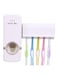 Generic Automatic Toothpaste Dispenser And Toothbrush Holder White