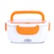 Decdeal - Multifunctional Portable Electric Heating Lunch Box Food Heater Food Warmer with Removable Stainless Steel Container for Home Office(EU-Plug)