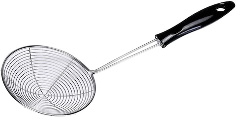 Royalford Stainless Steel Skimmer - Stainless Steel Wire Skimmer Spoon with Handle for Kitchen Frying Food, Pasta, Spaghetti, Noodle, Fries &ndash; Hot Pot Net Drainer/Strainer Ladle Strimmer &ndash; 16.5CM