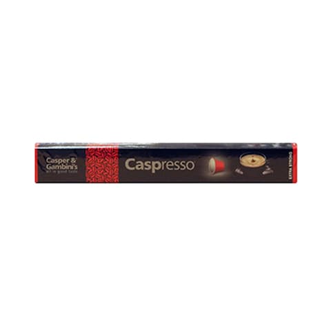 Caspresso Espresso Extra Strong Coffee Capsules 10 Pieces