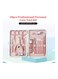 Generic 18-Piece Professional Pedicure And Manicure Tool Kit Pink/Silver
