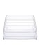 East Lady 4 Trays Acrylic Cosmetic Tabletop Display Organizer Clear