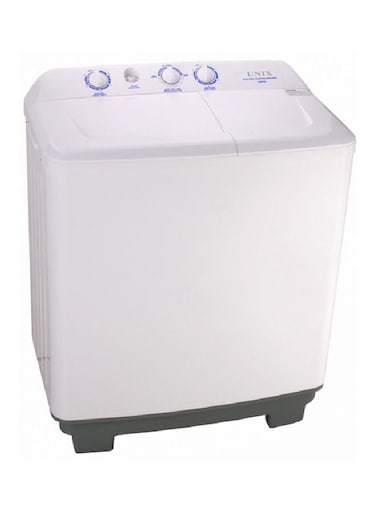 غسالة يونكس بحوضين، تحميل علوي، 7 كجم، أبيض، OMR-70 (غير شامل التركيب)