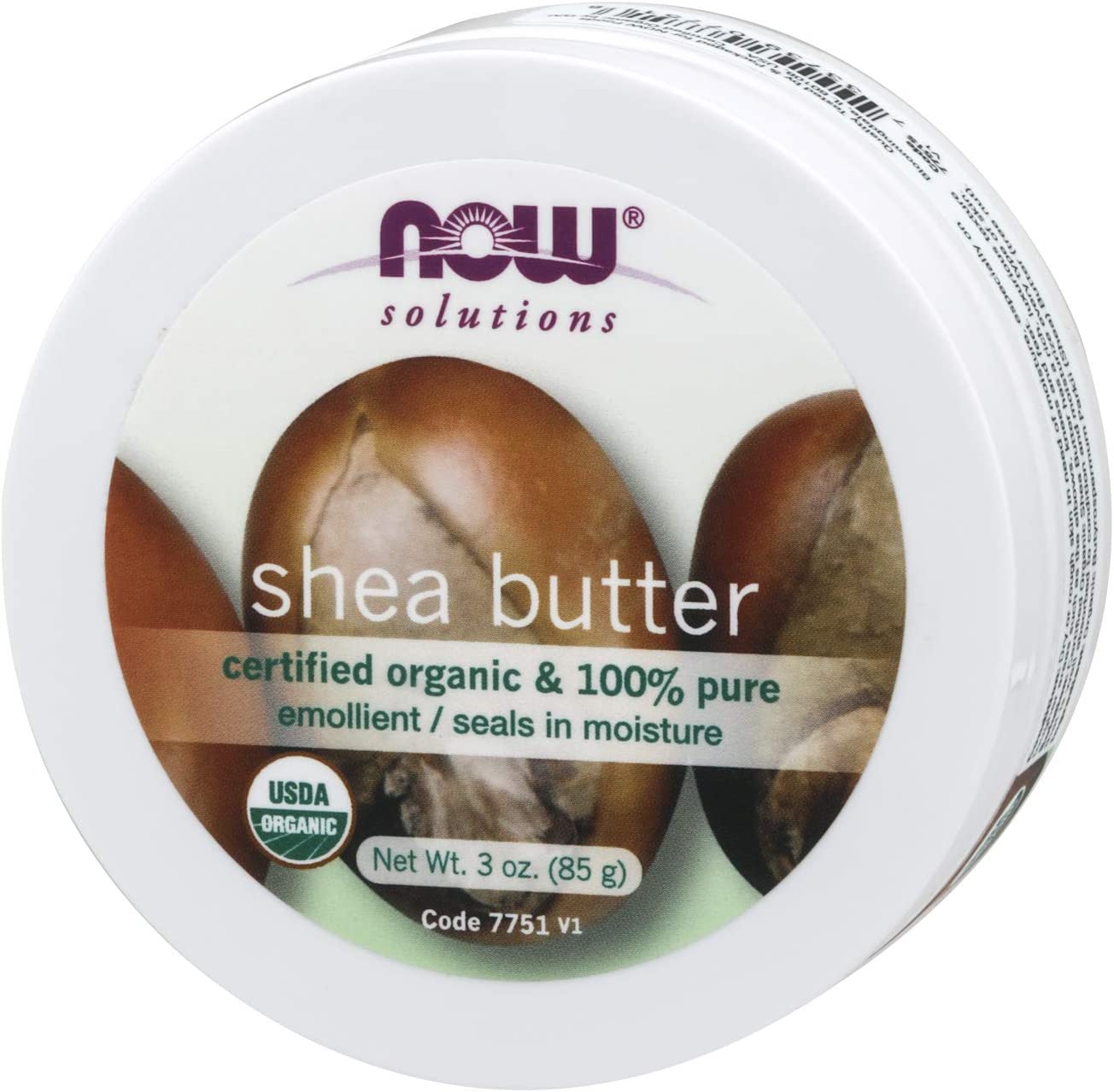 Now Solutions Shea Butter, Organic, 3 Oz.