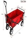 Generic Folding Shopping Cart Trolley Red/Black