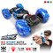 Generic-RC Stunt Car 4WD Watch Gesture Sensor Control Deformable Electric Car All-Terrain Transformable Car Auto-demo for Kids Christmas Gift w/ LED Light Music 2 Battery