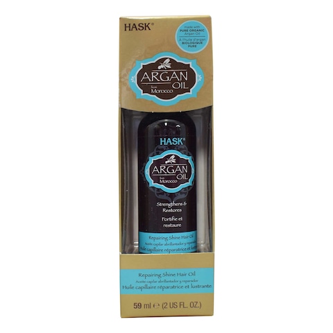 Hask Argan Oil Repairing Shine Hair Oil Brown 59ml